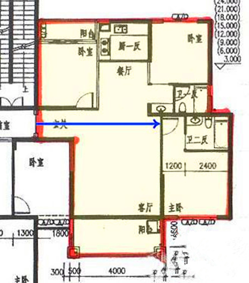 大门冲浴室门的化解方法